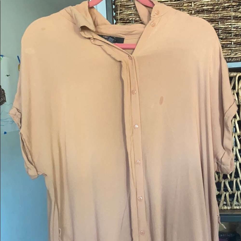 Camel Sleeved Maxi